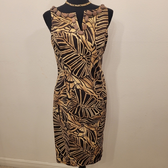 Jones New York Dresses & Skirts - Jones New York Signature Women’s Size 8 Cotton Dress With Wooden Buttons